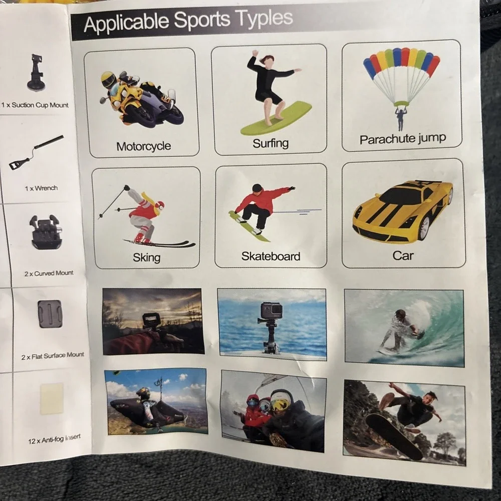 Emart 53-in-1 Accessory Kit‎ For Action Camera - Picture 3 of 8